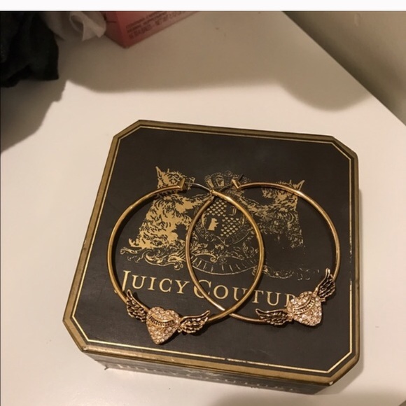 Juicy Couture Hoop Earrings - Picture 1 of 1